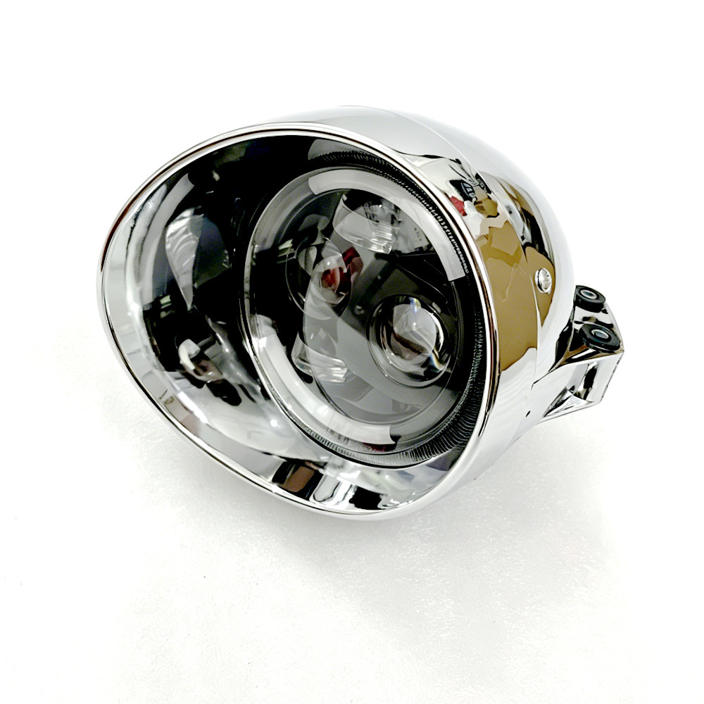 Universal Motorcycle Led Headlight Projector - Faro LED Universal Retro de 12V