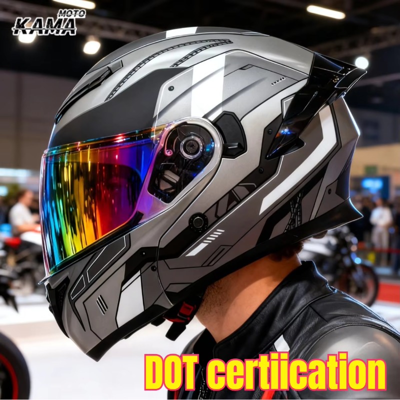 Modular Flip Up Motorcycle Helmet Dot Approved - Cascos de motocicleta aprobados por el