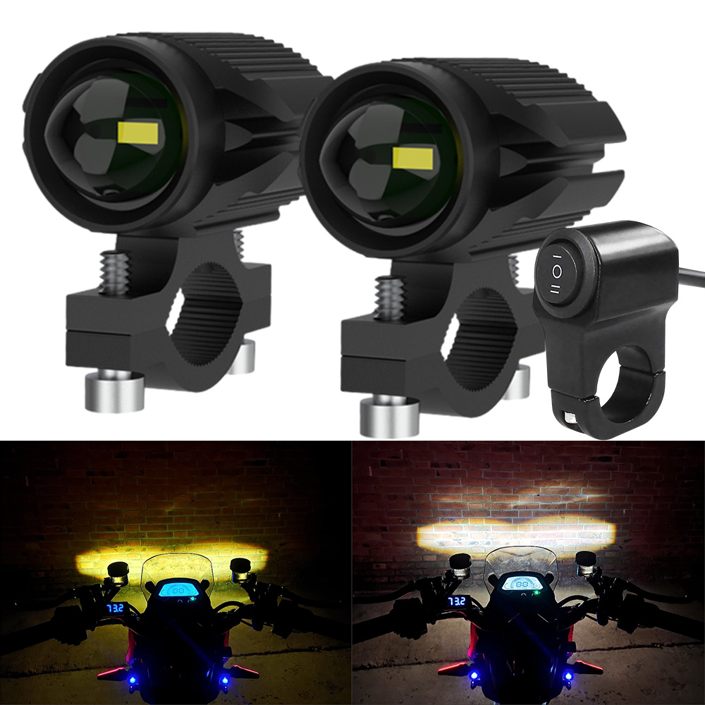 Universal Motorcycle Led Headlight Projector - Faros Led adicionales para motocicleta, lámpara