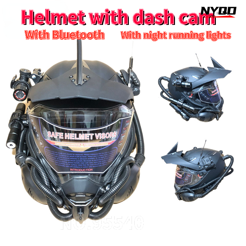 Casco de Rally casco de motoci - Full Face Motorcycle Helmet With Bluetooth reseña y precio