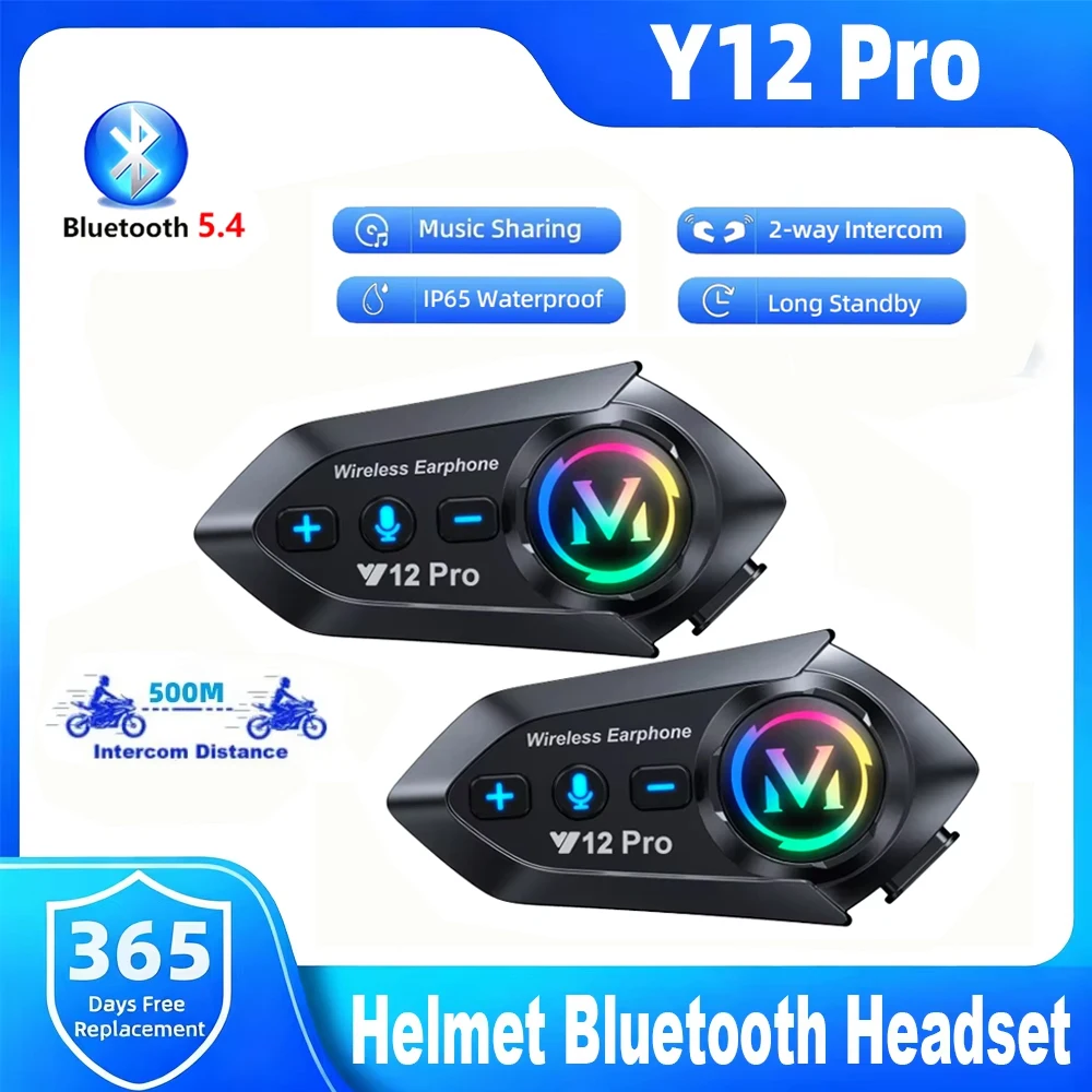 Casco de Motocicleta Y12 Pro c - Full Face Motorcycle Helmet With Bluetooth reseña y precio