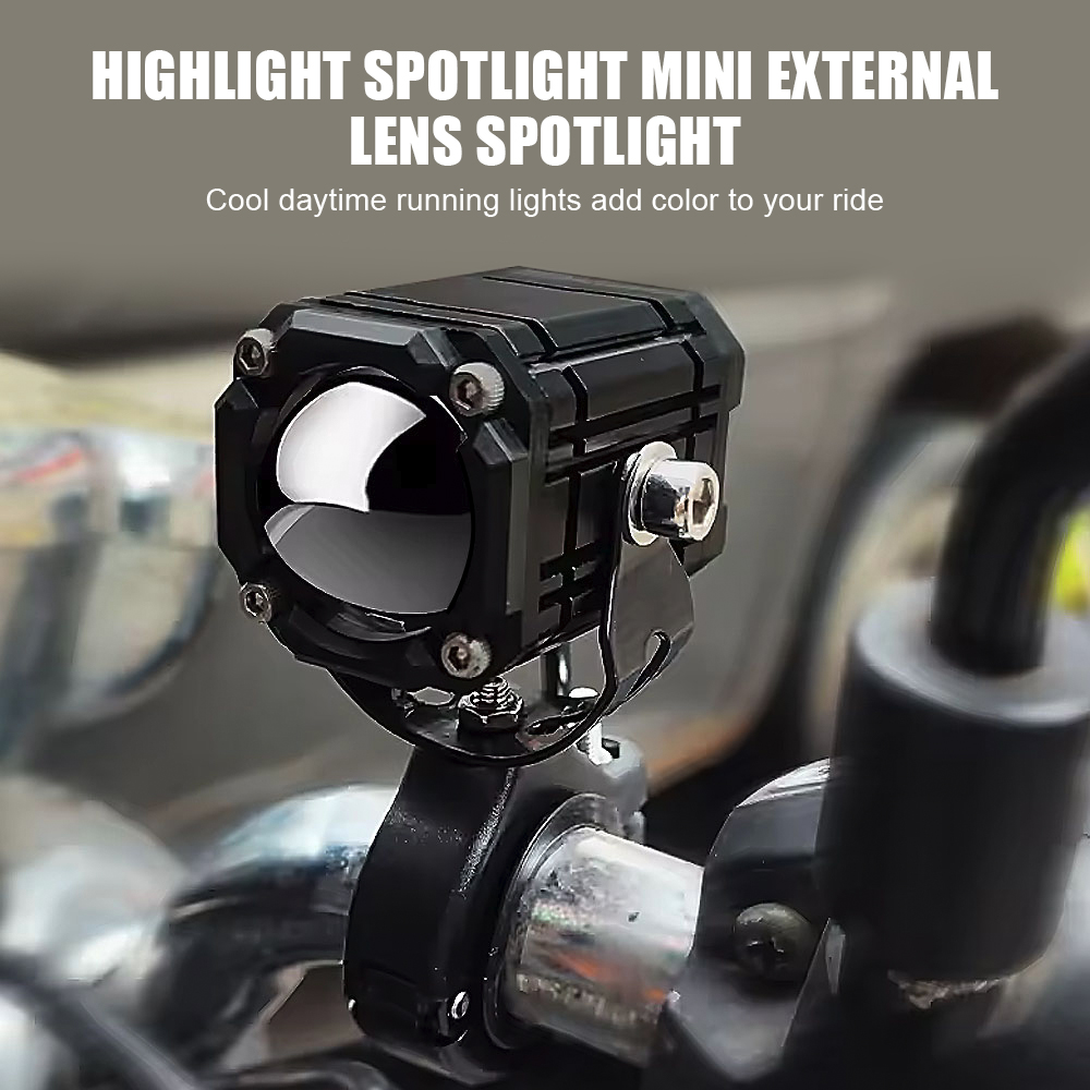 Luz auxiliar LED para motocicl - Universal Motorcycle Led Headlight Projector reseña y precio