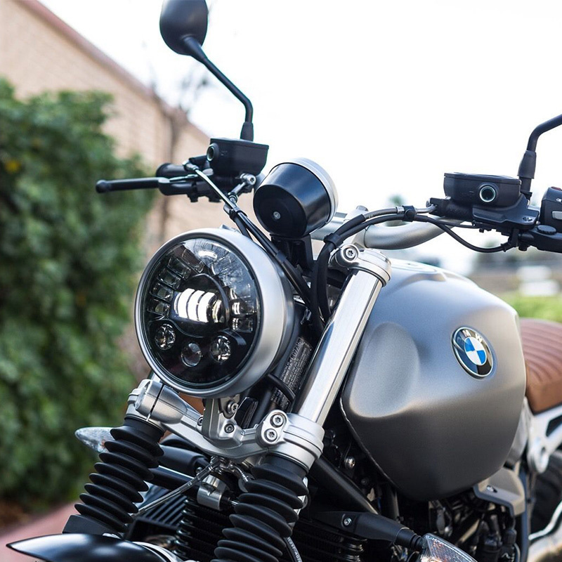 Faro proyector LED redondo ada - Universal Motorcycle Led Headlight Projector reseña y precio
